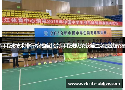 羽毛球技术排行榜揭晓北京羽毛球队荣获第二名成就辉煌